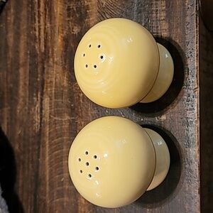 Fiestaware Yellow Salt and Pepper Shakers